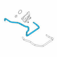 OEM 2020 Nissan Rogue Hose-Water, Oil Cooler Diagram - 21306-4BA0A