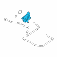 OEM 2020 Nissan Rogue Oil Cooler Assy Diagram - 21305-3NU0A