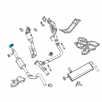 OEM 2022 Jeep Gladiator Clamp-Exhaust Diagram - 68334689AA