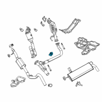 OEM 2022 Jeep Wrangler Bracket-Exhaust Diagram - 68301894AA