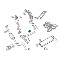 OEM 2020 Jeep Wrangler Bracket-Exhaust Diagram - 68301894AA