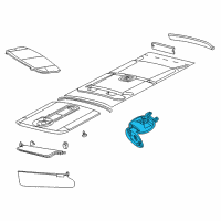 OEM Dodge Ram 3500 Lamp-Dome Diagram - JV76TL2