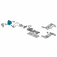 OEM Acura RLX Fan Assembly, Cooling Diagram - 1J830-5K1-N01