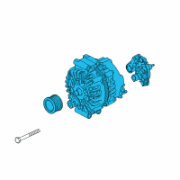OEM BMW 550i GT Alternator Diagram - 12-31-7-603-779