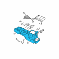 OEM 2007 Jeep Wrangler Base-Floor Console Diagram - 1FG73BD5AB