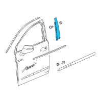 OEM 2019 Buick Enclave Applique Diagram - 84252225