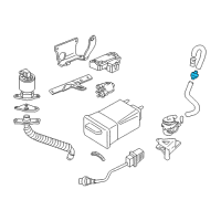 OEM Buick Rendezvous Duct Asm-Secondary Air Injection Pump Diagram - 24508958
