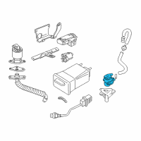 OEM 2001 Pontiac Grand Prix Air Injection Reactor Pump Diagram - 12568241