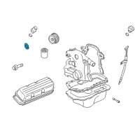 OEM Oldsmobile Intrigue Timing Cover Front Seal Diagram - 12582313