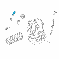 OEM 2003 Chevrolet Impala Filler Tube Diagram - 12584043