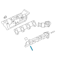 OEM Ford F-250 Super Duty Manifold Stud Diagram - -W717172-S900