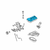 OEM 2009 Toyota FJ Cruiser Valve Cover Diagram - 11201-AD010