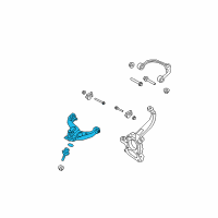 OEM 2014 Ford F-150 Lower Control Arm Diagram - AL3Z-3078-B