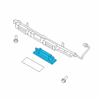 OEM Hyundai Equus Lamp Assembly-License Plate, LH Diagram - 92503-3N000