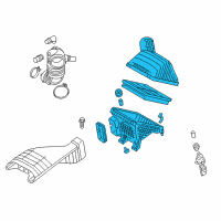 OEM 2011 Kia Optima Air Cleaner Assembly Diagram - 281102T500