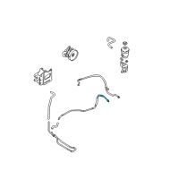OEM Hyundai Santa Fe Tube Assembly-Return Diagram - 57561-26400