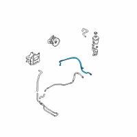 OEM Hyundai Santa Fe Tube & Hose Assembly-Pressure Diagram - 57510-26201