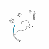 OEM Hyundai Santa Fe Hose-Return Diagram - 57543-26300