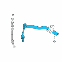 OEM Ram Bar-Front Diagram - 68048541AC