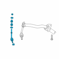 OEM Dodge Ram 1500 Link-STABILIZER Bar Diagram - 5072934AE