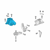 OEM 2018 Buick Regal TourX Side Transmission Mount Diagram - 84289514