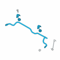 OEM Kia Forte Bar Assembly-Fr STABILIZ Diagram - 54810A7000SJ
