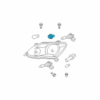 OEM 2007 Toyota Avalon Socket Diagram - 81515-AE010