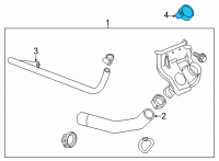 OEM 2021 Chevrolet Silverado 3500 HD Fuel Cap Diagram - 84214460