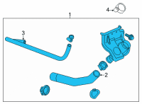 OEM 2021 GMC Sierra 3500 HD Filler Pipe Diagram - 84566467