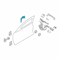 OEM 2021 Infiniti Q50 Cylinder Set-Door Lock, LH Diagram - H0601-4GF0A