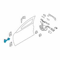 OEM 2018 Infiniti Q50 Link Assy-Check, Front Door RH Diagram - 80430-4GA0A