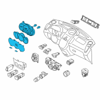 OEM 2010 Kia Soul Cluster Assembly-Instrument Diagram - 940012K430