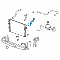 OEM 2020 Buick Regal TourX Upper Hose Diagram - 39059513