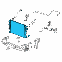 OEM Buick Regal Sportback Radiator Diagram - 84208066