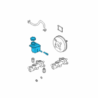 OEM 2011 Kia Rio RESERVOIR-MASTER CYL Diagram - 585111G000DS