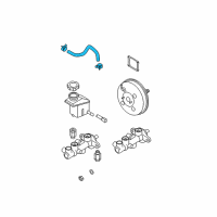 OEM 2008 Hyundai Accent Hose Assembly-Vacuum Diagram - 59140-1G000