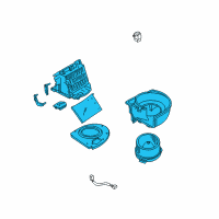 OEM 2000 Chevrolet Tracker Blower Diagram - 30026572