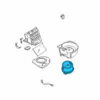 OEM 2002 Chevrolet Tracker Motor, Blower(W/Impeller) Diagram - 91175896