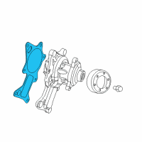 OEM Jeep Gasket-Water Pump Diagram - 4666068AC