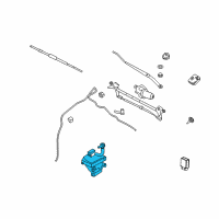 OEM Mercury Reservoir Assembly Diagram - BE5Z-17618-A