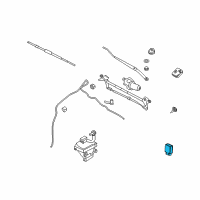 OEM Ford Wiper Control Module Diagram - 9E5Z-14B205-A