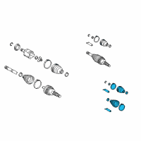 OEM 2012 Toyota Highlander Boot Kit Diagram - 04429-21030