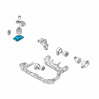 OEM 2007 Kia Rio Bracket-Engine Mounting Diagram - 218111G000