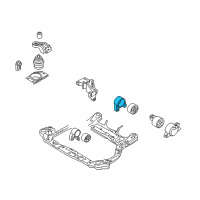 OEM Kia Rio Bracket-Rear Diagram - 219311G000