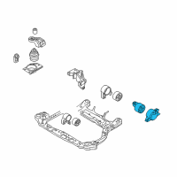 OEM Hyundai Transaxle Mounting Bracket Assembly Diagram - 21830-1G000