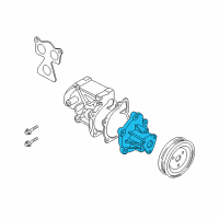 OEM 2013 Hyundai Tucson Pump Sub Assembly-Coolant Diagram - 25110-2G500