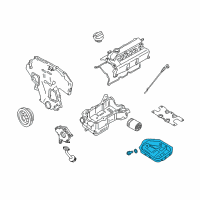 OEM 2016 Nissan Quest Pan Assy-Oil Diagram - 11110-JA10B