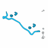 OEM 2019 Hyundai Kona Bar Assembly-Rear Stabilizer Diagram - 55510-J9500