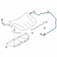 OEM 2013 Scion FR-S Release Cable Diagram - SU003-01403