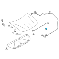 OEM 2018 Toyota 86 Support Rod Holder Diagram - SU003-03010